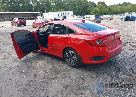 2017 Honda Civic Ex-L из США, поврежденный, VIN 2HGFC1F71HH651710